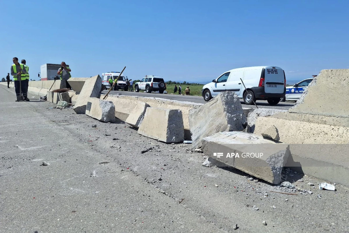 Bakı-Qazax yolunda AĞIR QƏZA - Ölən və xəsarət alanlar var - FOTO