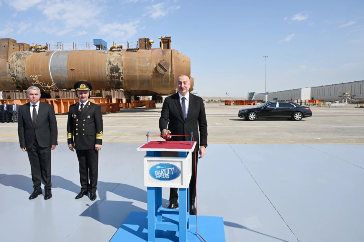 Prezident İlham Əliyev “Zəngilan” tankerinin istismara verilməsi mərasimində iştirak edib - YENİLƏNİB - FOTO