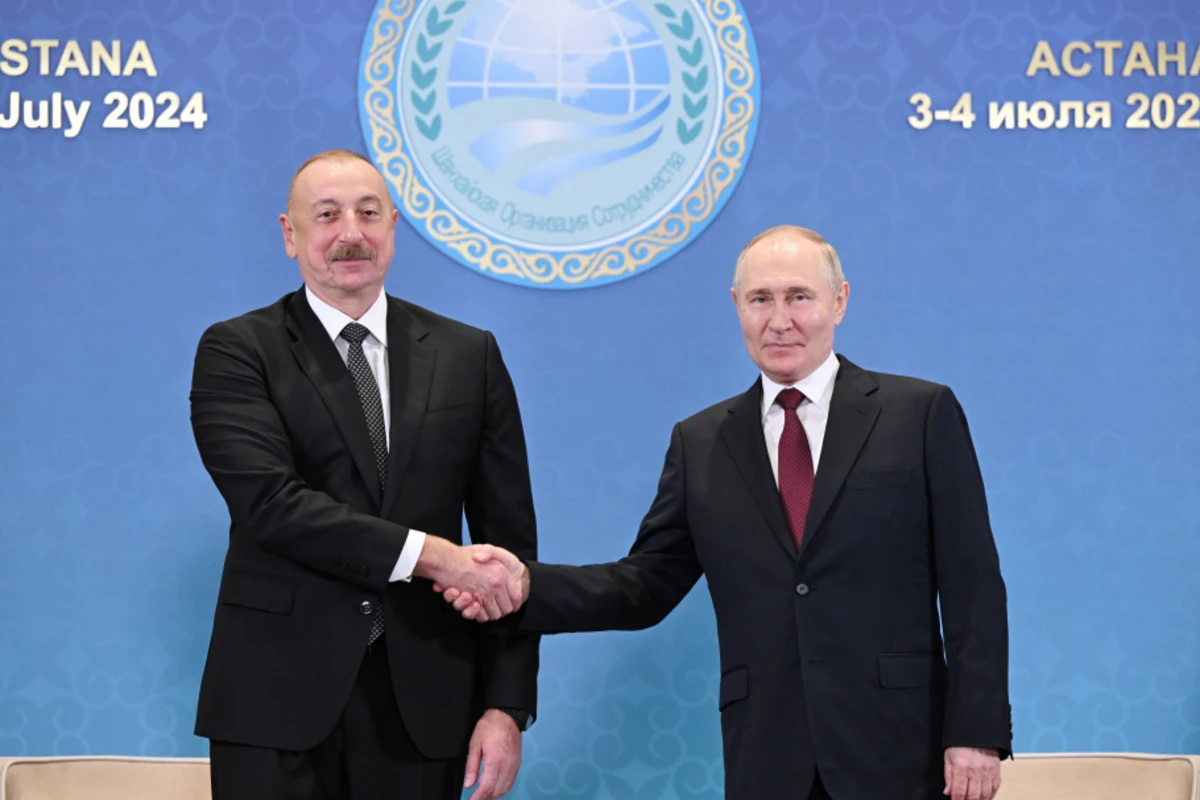 Astanada İlham Əliyevin Vladimir Putin ilə görüşü olub - FOTO/VİDEO - YENİLƏNİB