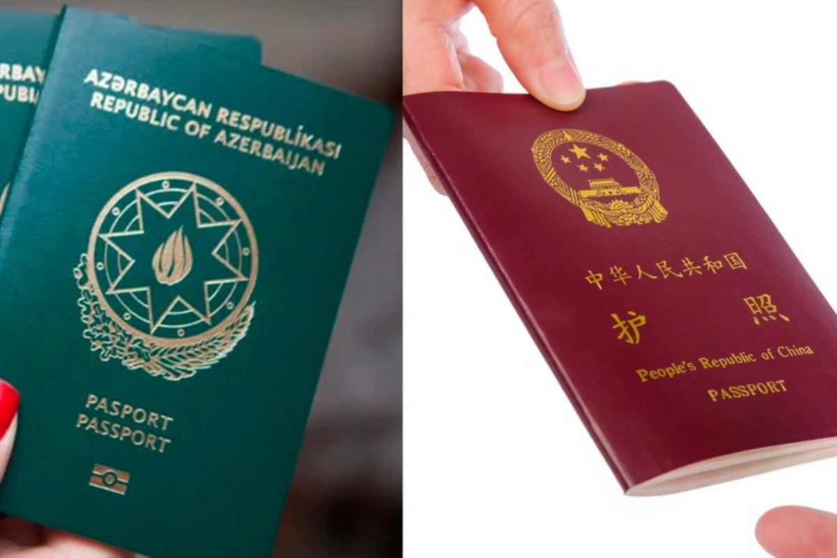 Azərbaycan Çin vətəndaşlarına bir il müddətinə vizasız rejim tətbiq edəcək
