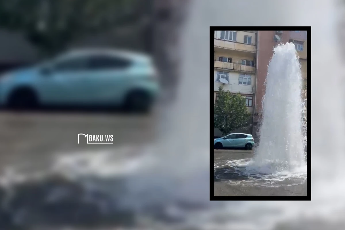 Официальное заявление в связи с аварией на водопроводе в Хырдалане - ВИДЕО + ОБНОВЛЕНО