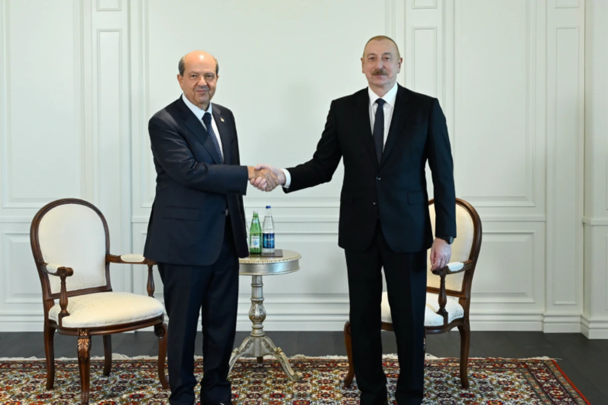 İlham Əliyev Şuşada Şimali Kipr Türk Cümhuriyyətinin Prezidentini qəbul edib - YENİLƏNİB - FOTO
