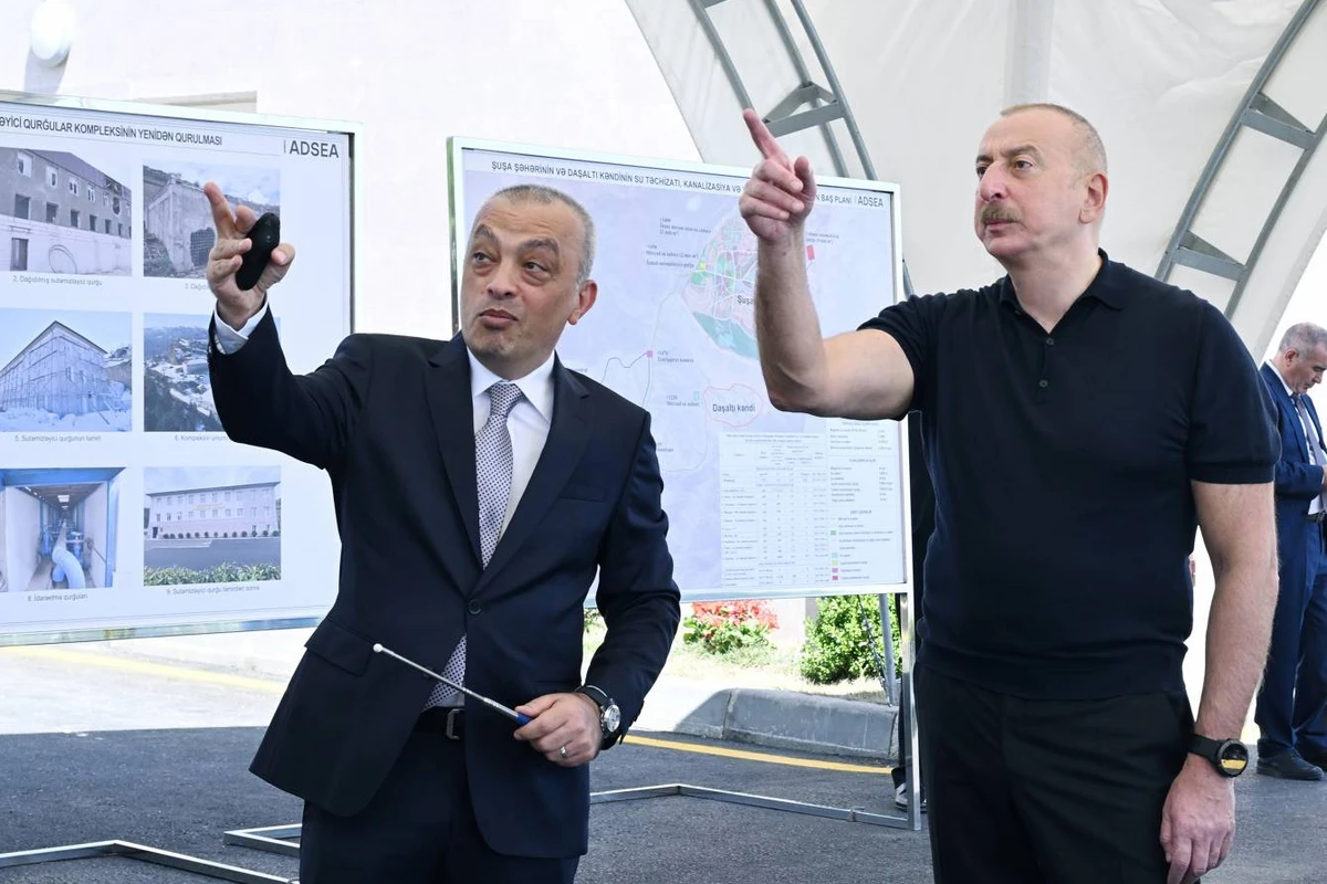 İlham Əliyev Şuşa sutəmizləyici qurğular kompleksinin açılışında iştirak edib - FOTO - YENİLƏNİB