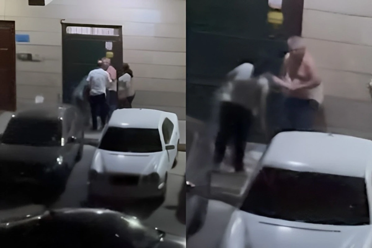 Bakıda yaşlı kişi amansızcasına döyüldü Hadisənin ANBAAN GÖRÜNTÜLƏRİ Bakıda yaşlı kişi amansızcasına döyüldü Hadisənin ANBAAN GÖRÜNTÜLƏRİ