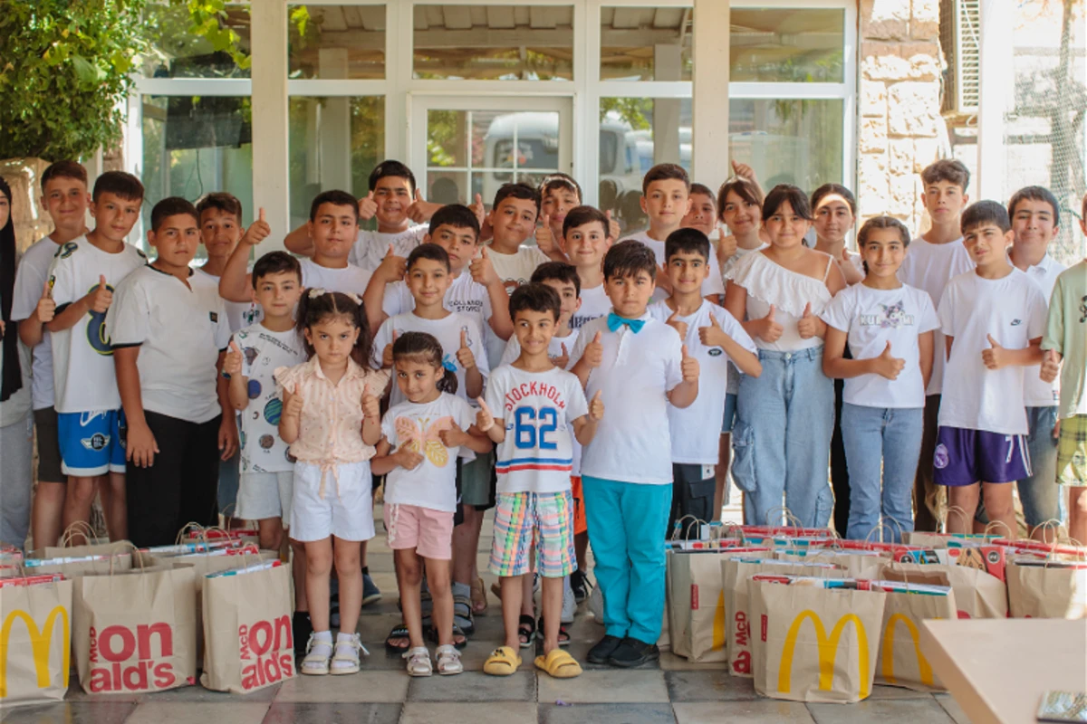 “McDonald's Azərbaycan” və Dövlət Sosial Müdafiə Fondu qazi övladları üçün unudulmaz istirahət təşkil edib - FOTO