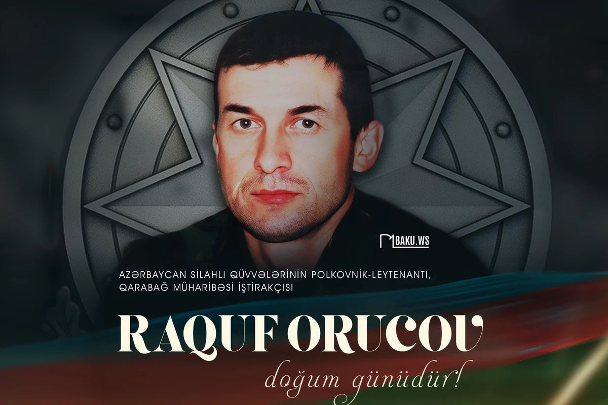 Bu gün Murov Qartalı Raquf Orucovun doğum günüdür Bu gün Murov Qartalı Raquf Orucovun doğum günüdür