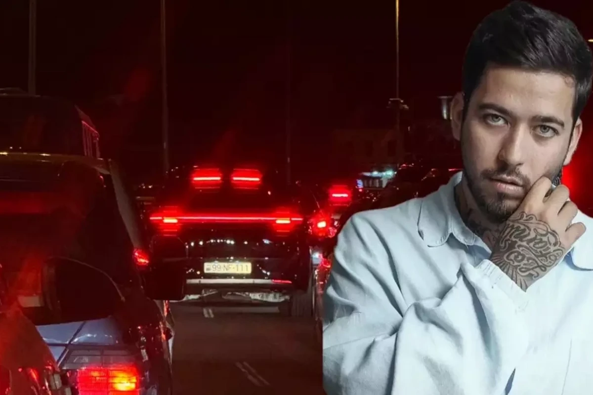 Bakıda məşhur diceyə görə böyük tıxac yarandı Bakıda məşhur diceyə görə böyük tıxac yarandı