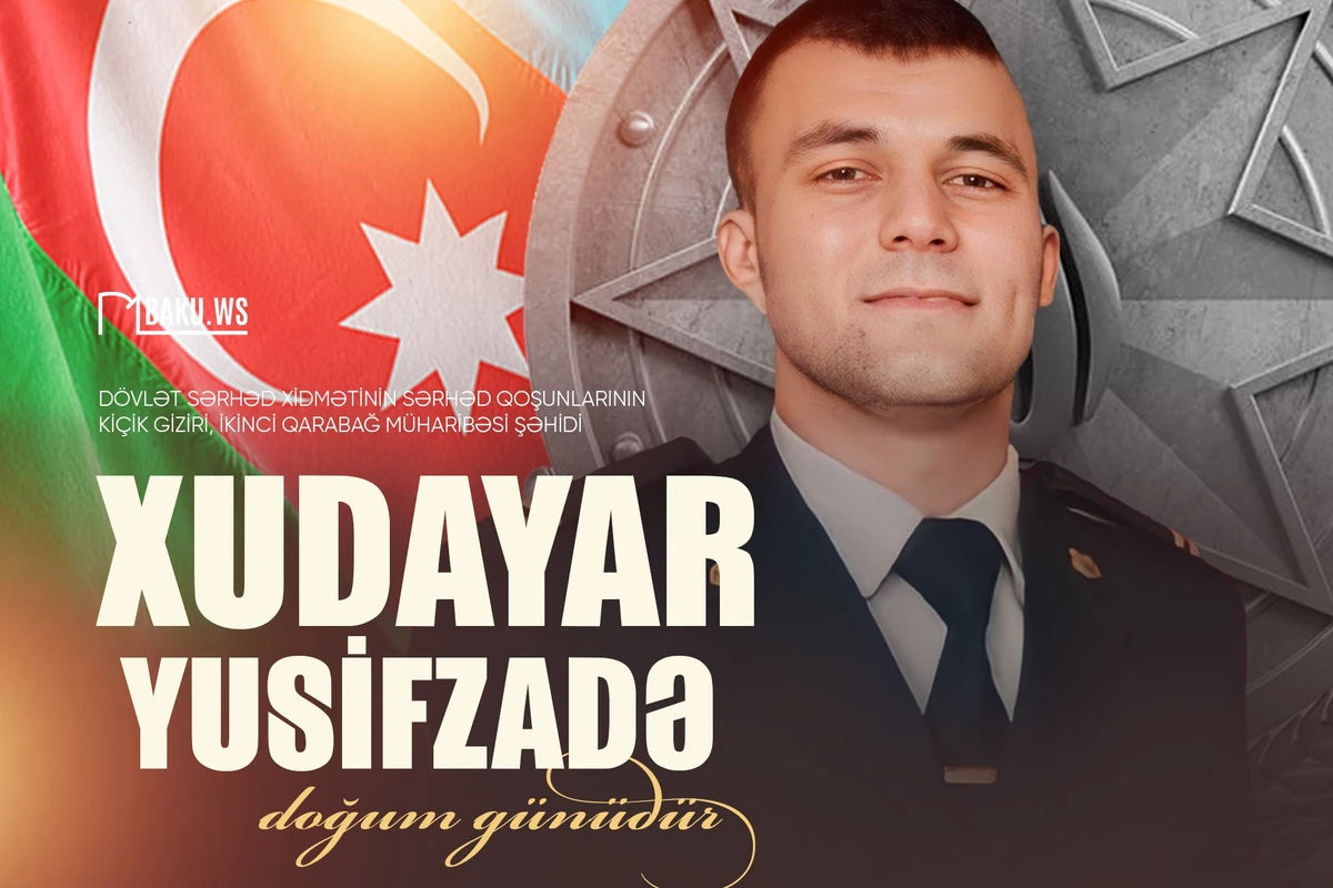 Bu gün şəhid Xudayar Yusifzadənin doğum günüdür Bu gün şəhid Xudayar Yusifzadənin doğum günüdür