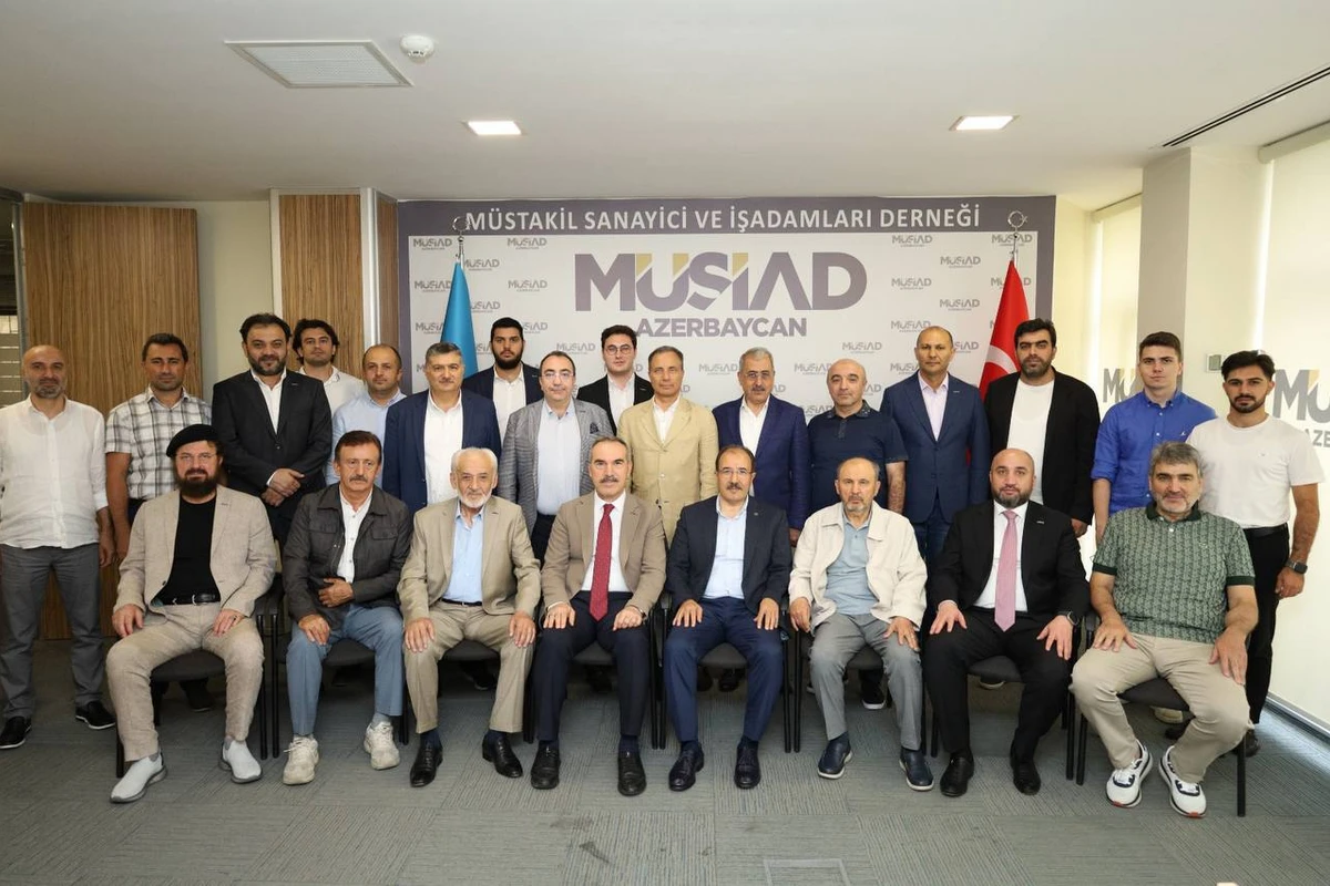 MÜSİAD Ankara heyəti MÜSİAD Azərbaycan dərnəyini ziyarət edib