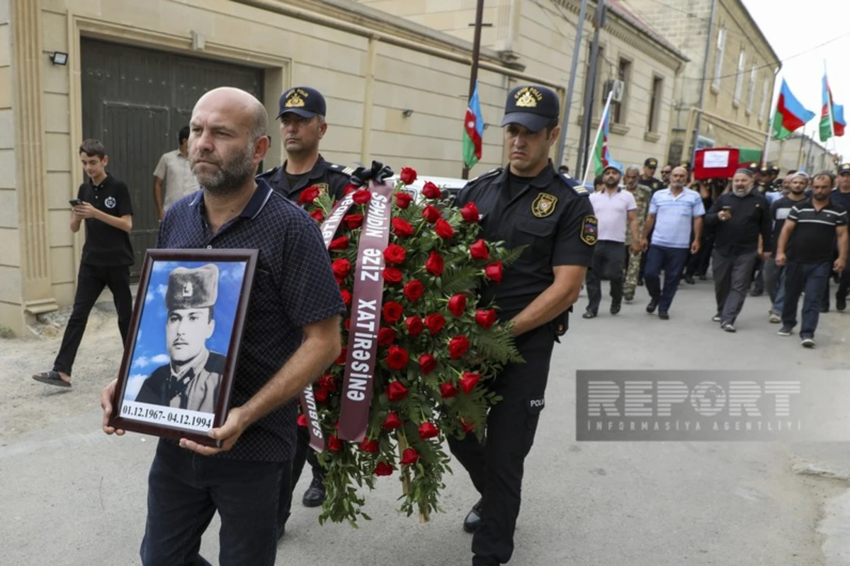 Maştağada Birinci Qarabağ müharibəsinin şəhidi Aydın Qurbanov dəfn edilib - FOTO - YENİLƏNİB