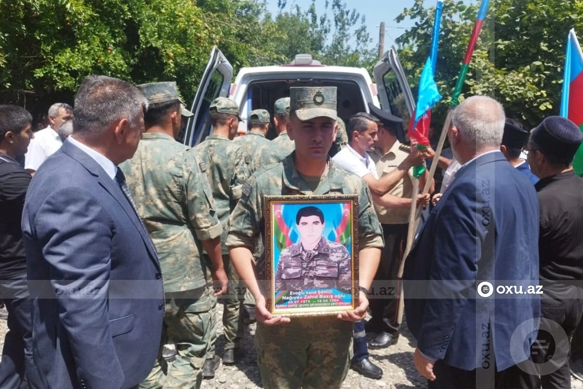 В Агдамском районе состоялись похороны шехида первой Карабахской войны Захида Нагиева - ВИДЕО