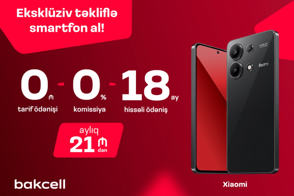 “Bakcell”dən eksklüziv təkliflə smartfon al “Bakcell”dən eksklüziv təkliflə smartfon al