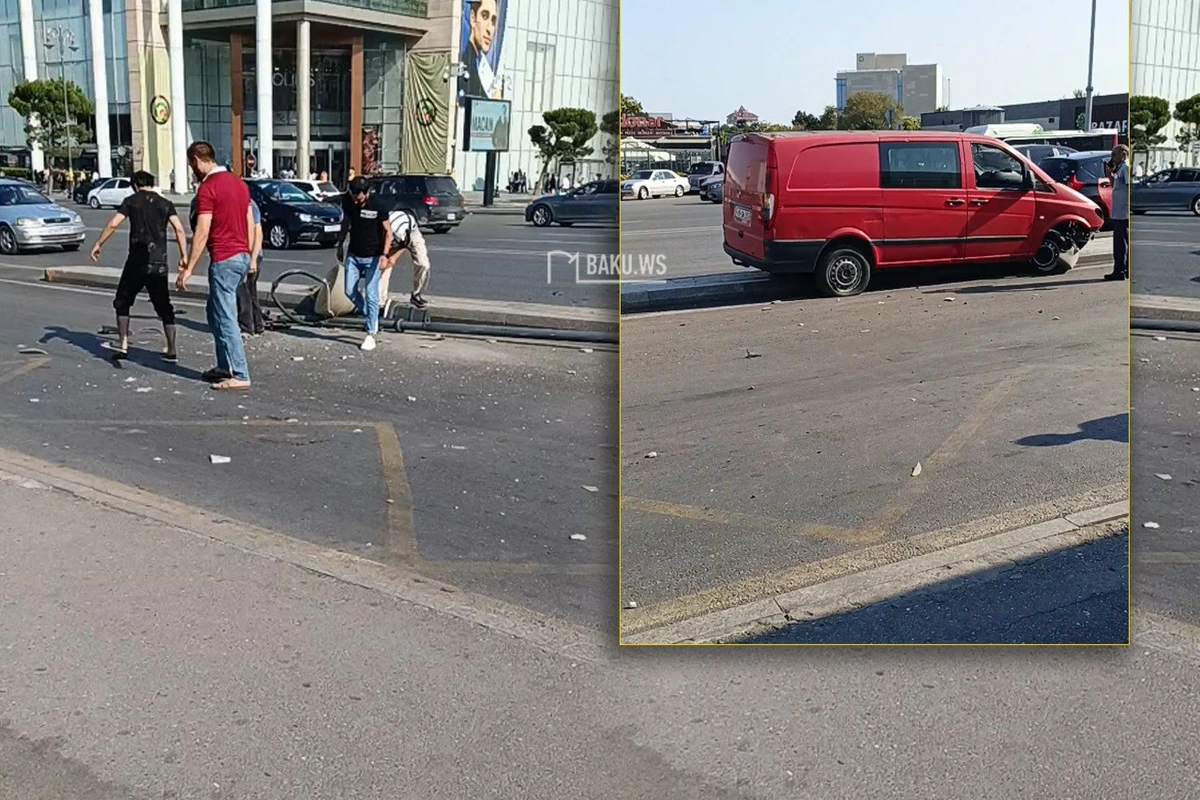 Paytaxtda QƏZA: “Mercedes Vito” işıq dirəyinə çırpıldı - VİDEO Paytaxtda QƏZA: “Mercedes Vito” işıq dirəyinə çırpıldı - VİDEO