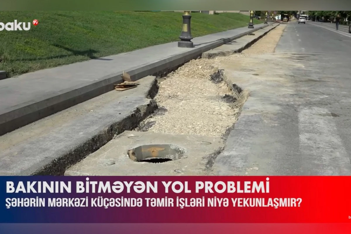 Bir aydan çoxdur ki, təmirə bağlanan küçə niyə düzəlmir? - VİDEOREPORTAJ Bir aydan çoxdur ki, təmirə bağlanan küçə niyə düzəlmir? - VİDEOREPORTAJ
