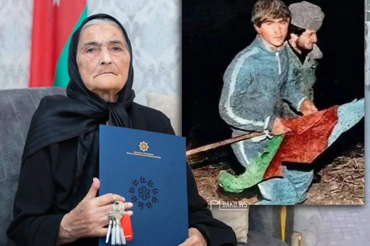 Milli Qəhrəman Natiq Qasımovun anasına ev verilib - FOTO