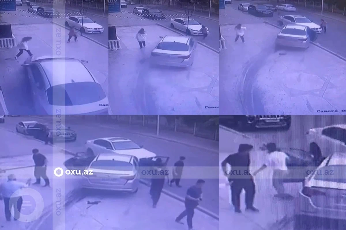 Bakıda yeniyetmə qəza törətdi, qadınlar ölümdən son anda xilas oldular - ANBAAN GÖRÜNTÜLƏR Bakıda yeniyetmə qəza törətdi, qadınlar ölümdən son anda xilas oldular - ANBAAN GÖRÜNTÜLƏR