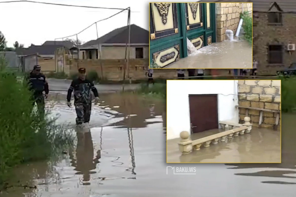 Некоторые районы Баку и Гянджи затоплены дождевыми водами - ВИДЕО Некоторые районы Баку и Гянджи затоплены дождевыми водами - ВИДЕО