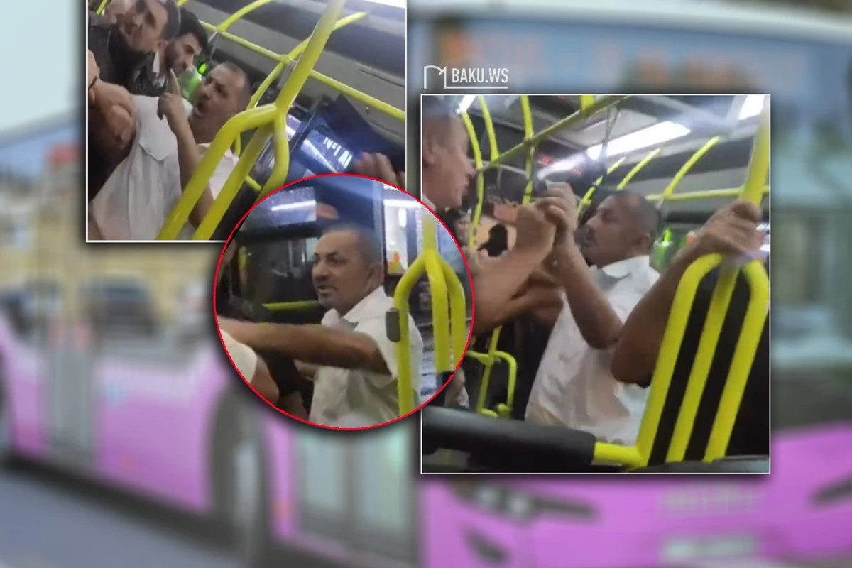Водитель автобуса в Баку вышел на линию пьяным? - ВИДЕО Водитель автобуса в Баку вышел на линию пьяным? - ВИДЕО