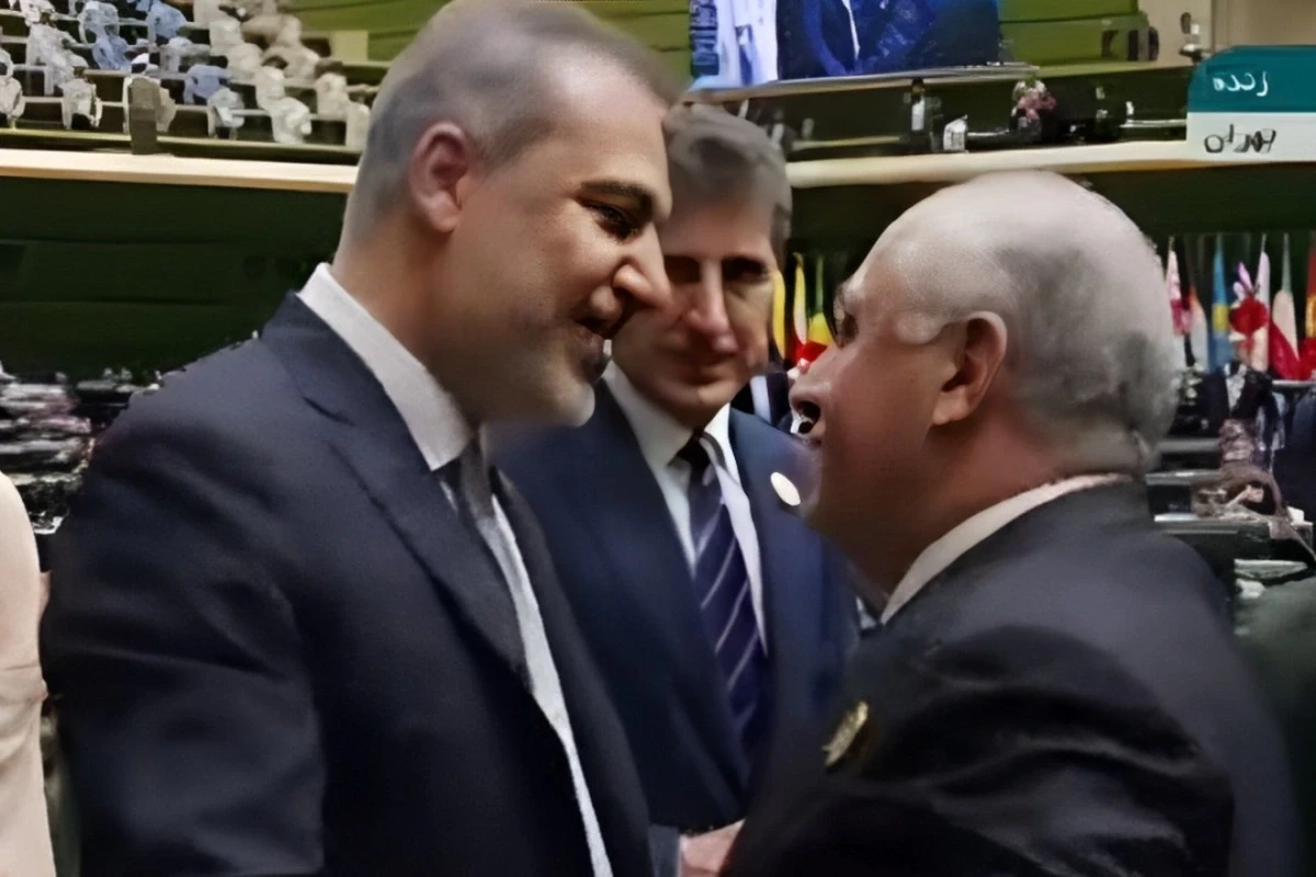 Əli Əsədov və Hakan Fidan arasında Tehranda səmimi GÖRÜŞ - VİDEO