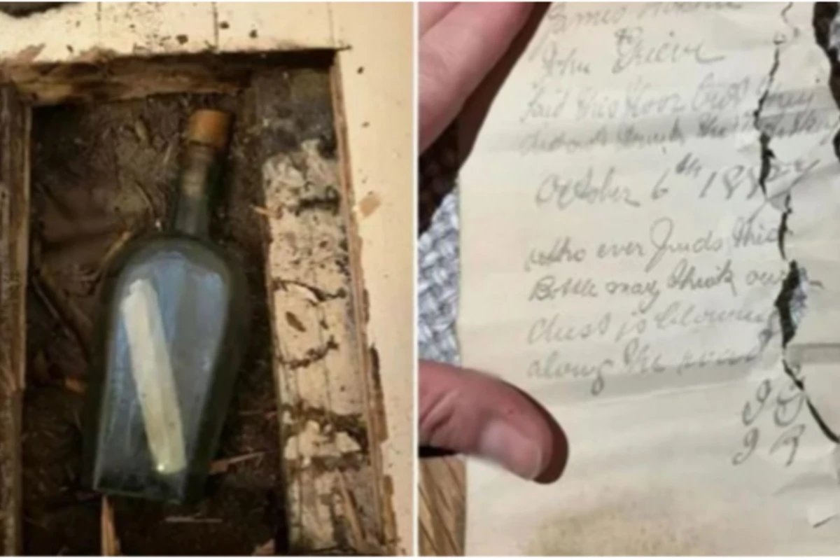 Okeana atılan şüşə 148 il sonra sahilə çıxdı - FOTO