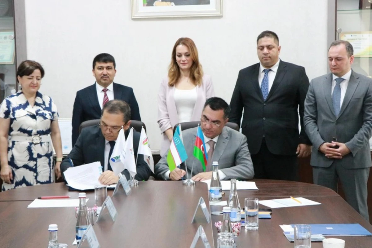 Bakı Ali Neft Məktəbi ilə Daşkənd Kimya Texnologiyası İnstitutu arasında ikili diplom proqramı üzrə müqavilə imzalanıb - FOTO Bakı Ali Neft Məktəbi ilə Daşkənd Kimya Texnologiyası İnstitutu arasında ikili diplom proqramı üzrə müqavilə imzalanıb - FOTO