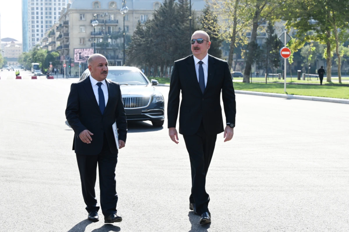 Президент на открытии автомобильной дороги, построенной на месте моста Джаваншир - ОБНОВЛЕНО/ФОТО Президент на открытии автомобильной дороги, построенной на месте моста Джаваншир - ОБНОВЛЕНО/ФОТО