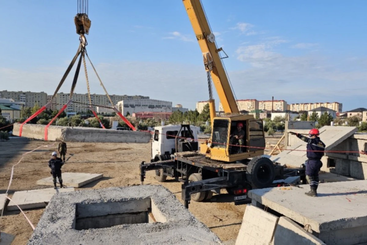 FHN-in Beynəlxalq Axtarış-xilasetmə Dəstəsi növbəti taktiki-xüsusi təlim keçirib - FOTO