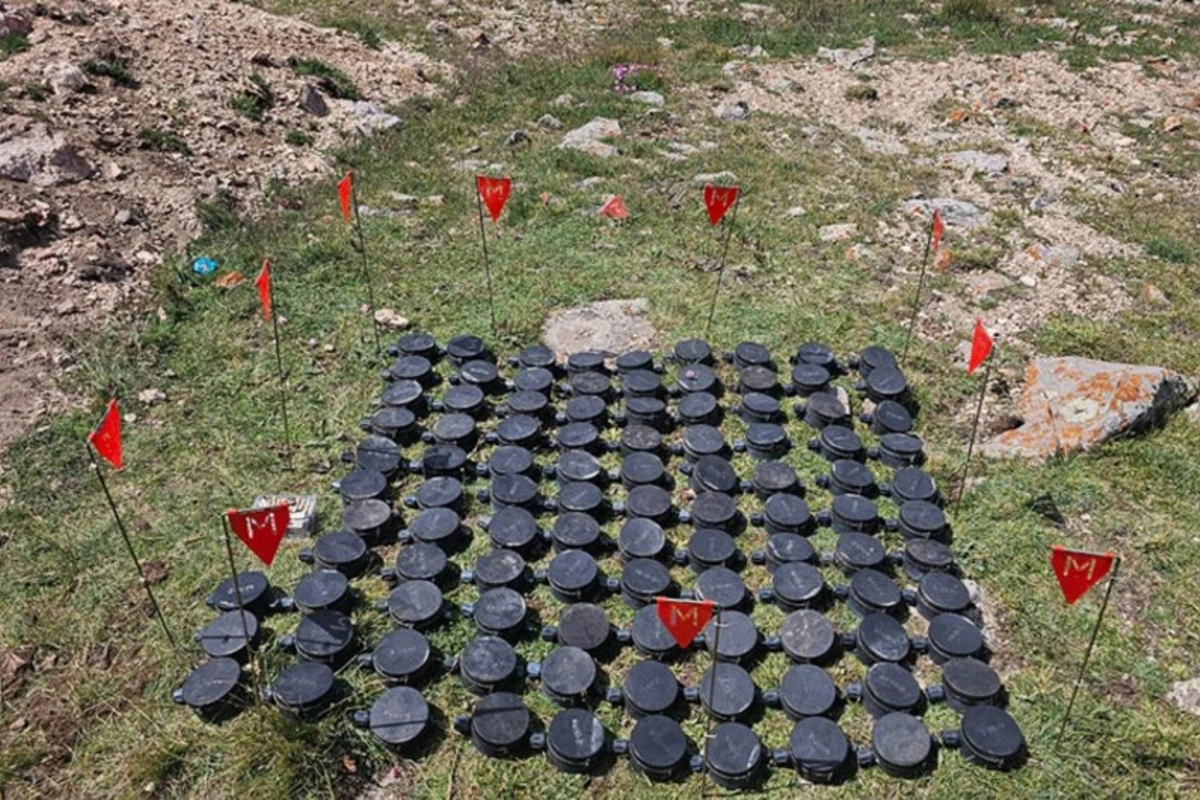 Laçın rayonu ərazisində kütləvi sayda piyada əleyhinə mina aşkar edilib - FOTO Laçın rayonu ərazisində kütləvi sayda piyada əleyhinə mina aşkar edilib - FOTO