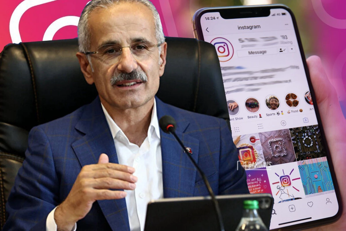 Türkiyəli nazir: İnstagram qadağası ilə bağlı razılığa gələ bilmədik