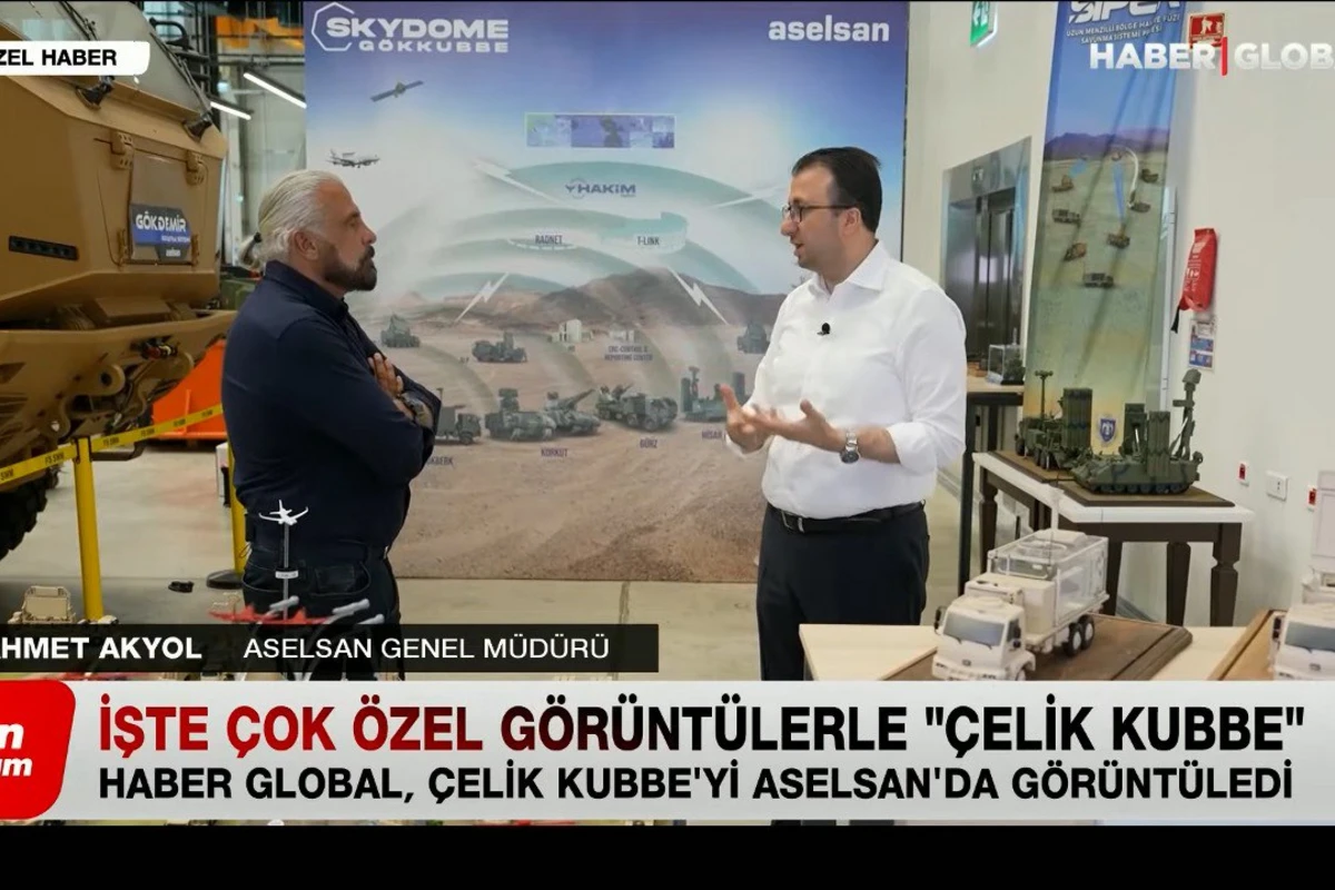 Türkiyə səmasını qoruyacaq Polad Günbəz ilk dəfə Haber Globalda nümayiş etdirildi - VIDEO