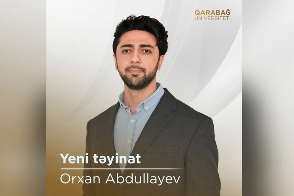 Qarabağ Universitetində yeni təyinat olub Qarabağ Universitetində yeni təyinat olub
