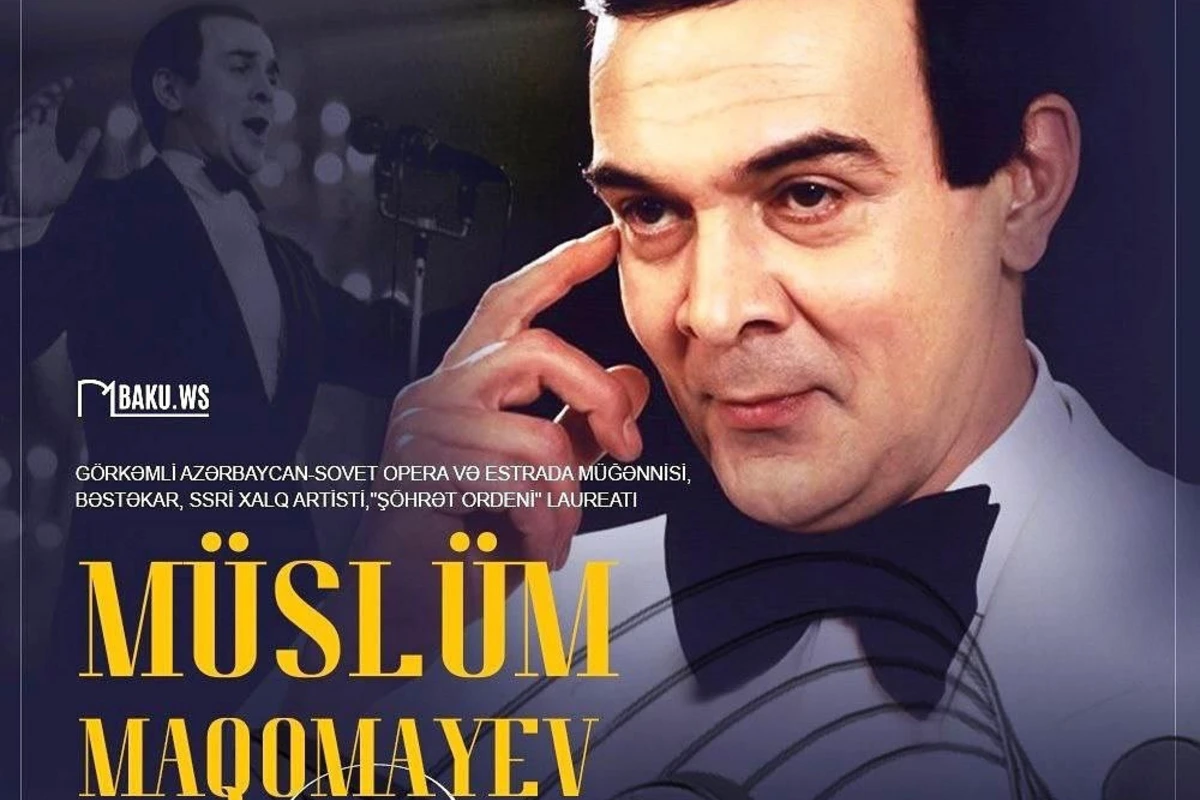 Bu gün Müslüm Maqomayevin doğum günüdür Bu gün Müslüm Maqomayevin doğum günüdür