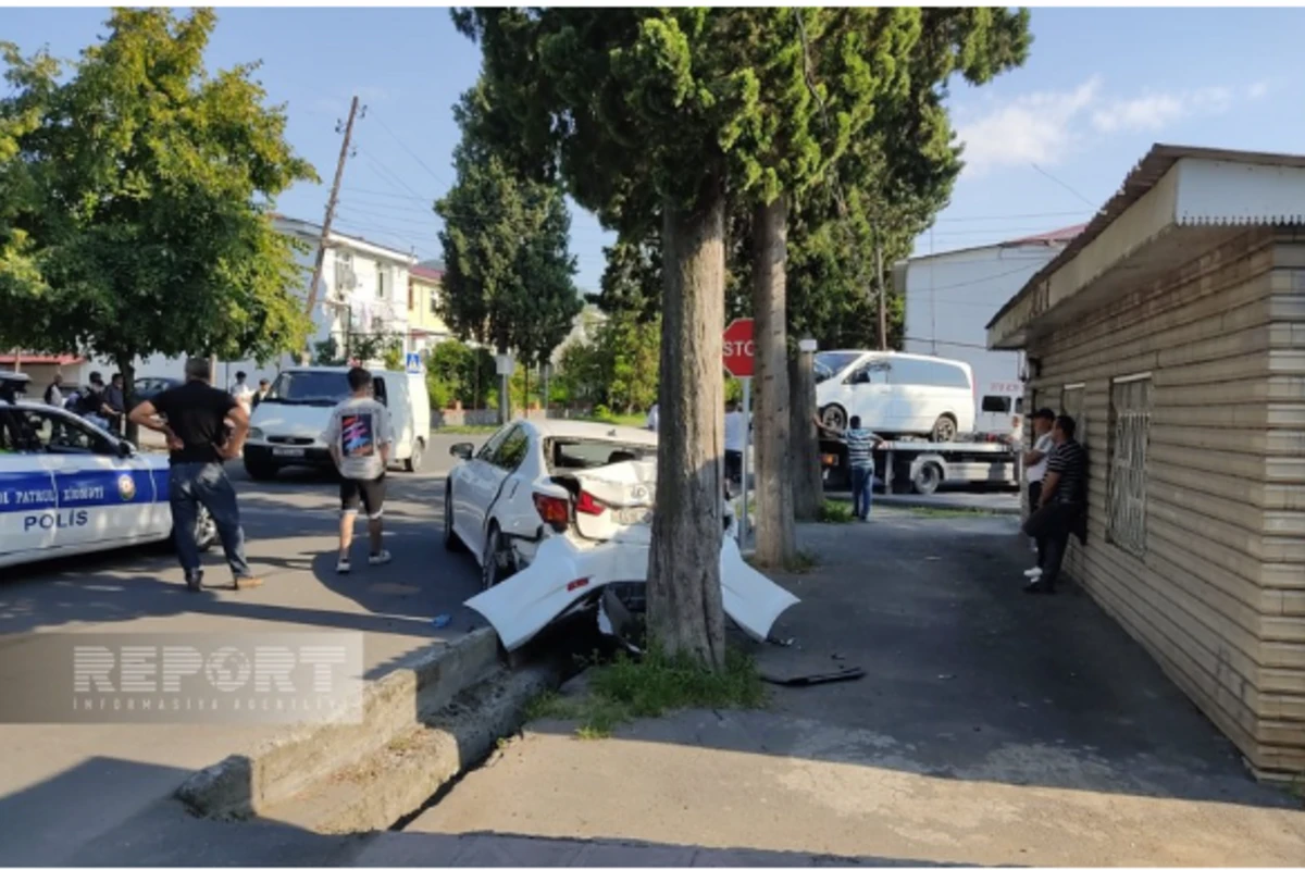Qaxda baş verən qəzada Türkiyə vətəndaşı xəsarət alıb - FOTO