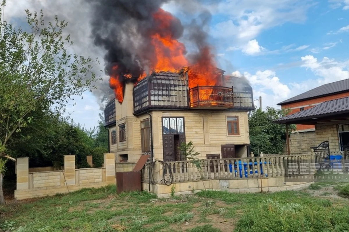 Masallıda yaşayış evi yanıb Masallıda yaşayış evi yanıb