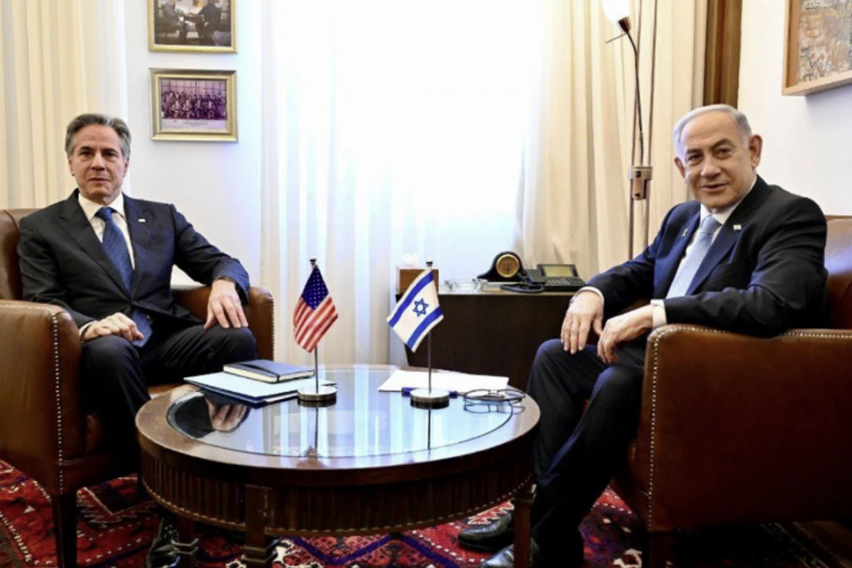 Netanyahu Blinkenlə görüşüb