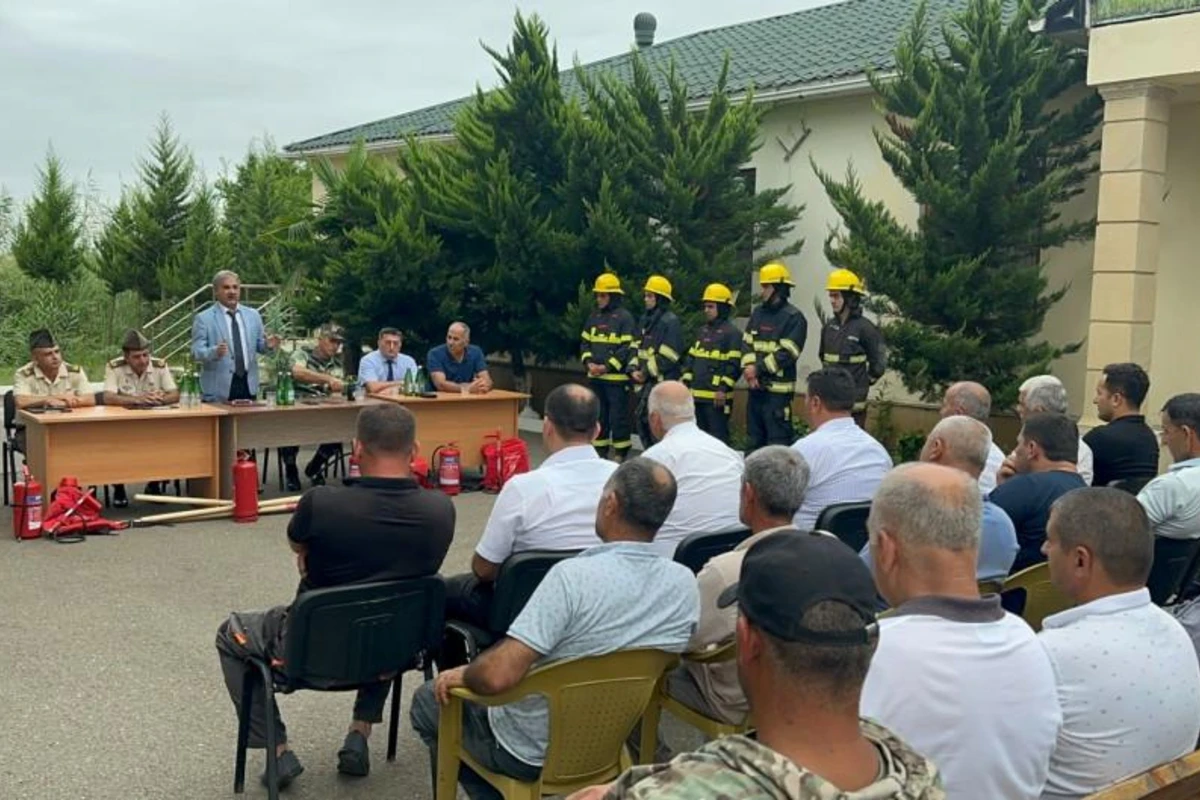 Meşələrdə yanğın təhlükəsizliyi məsələləri müzakirə olunub - FOTO