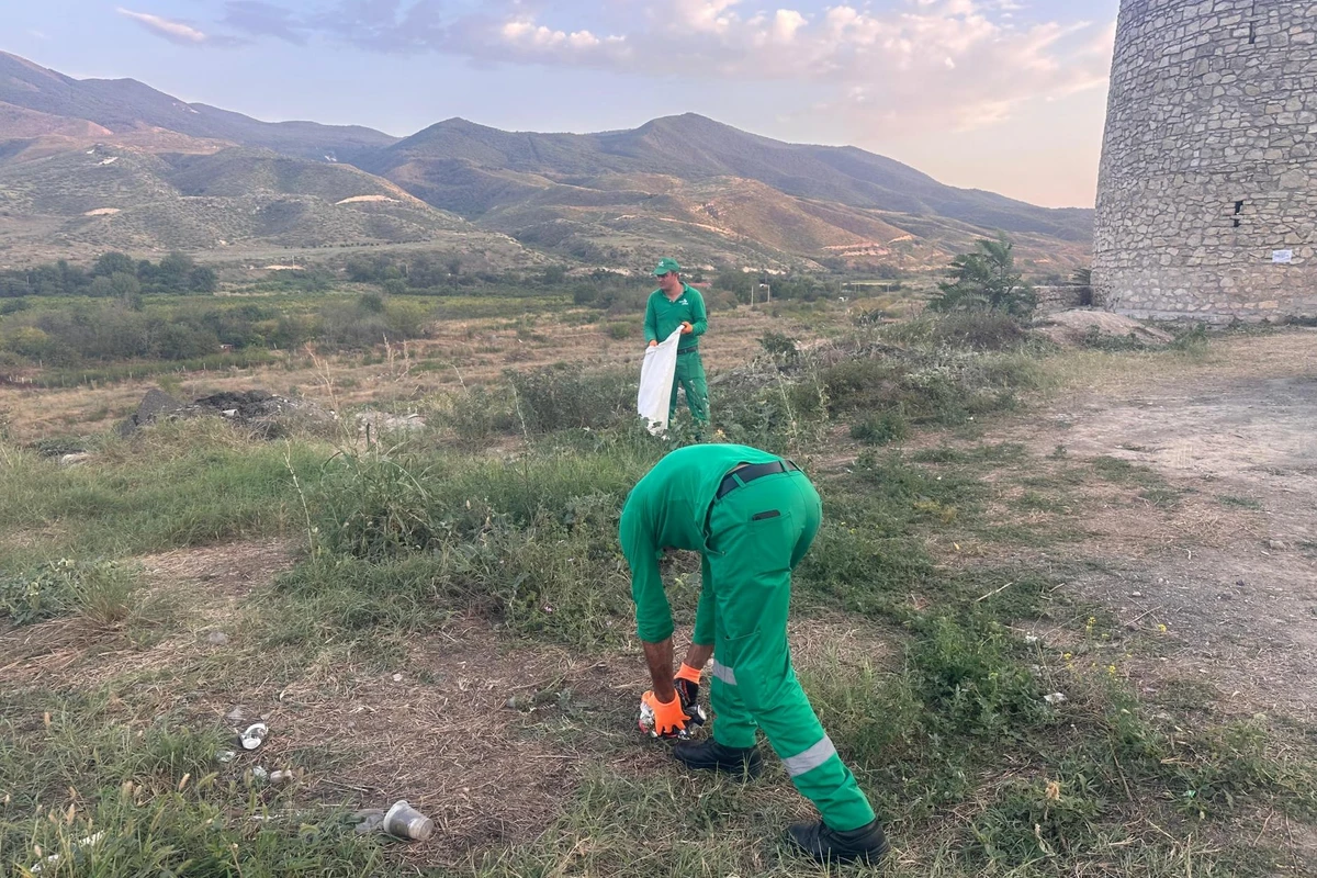 Azad olunmuş ərazilərdə təmizliyin qorunması ilə bağlı ictimaiyyətə çağırış - FOTO