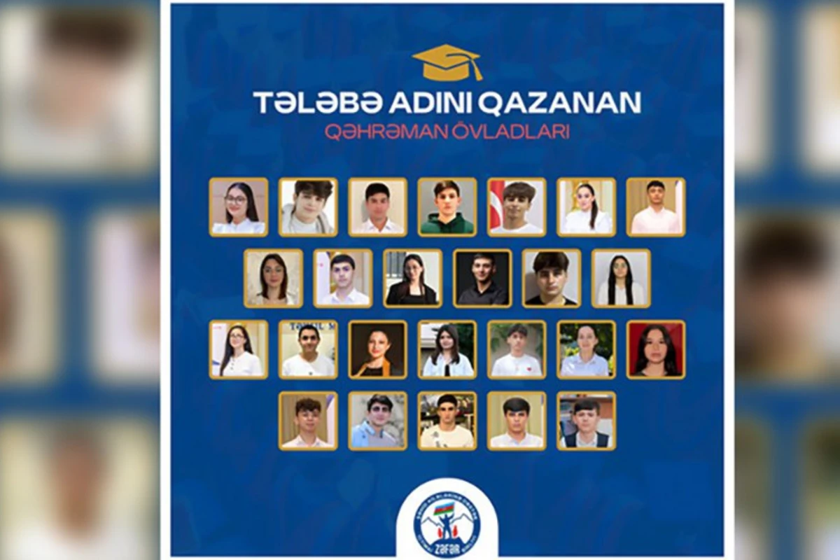 Tələbə adını qazanan şəhid övladları - SİYAHI