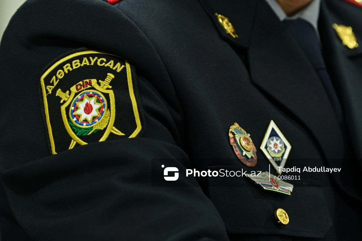 Polisə bilərəkdən quldurluq cinayəti barədə yalan məlumat verən şəxs saxlanılıb - FOTO