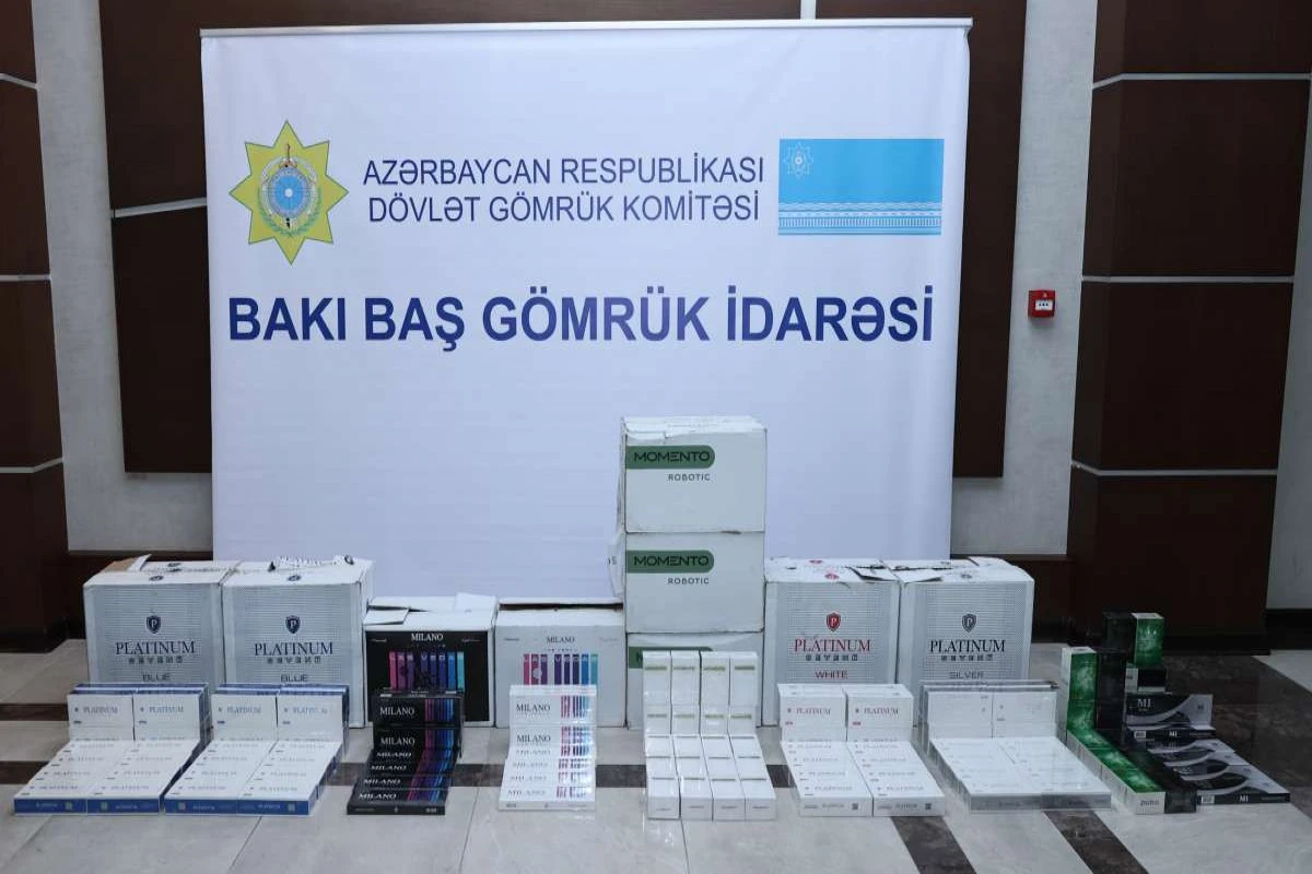 DGK Bakıda külli miqdarda aksizsiz siqaret aşkar edib - FOTO