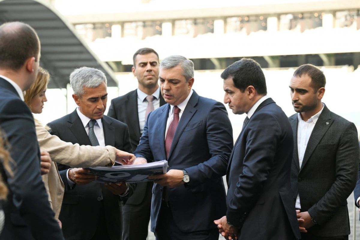 COP29-un Təşkilat Komitəsinin bir sıra üzvləri Bakı Olimpiya Stadionuna baş çəkiblər - FOTO
