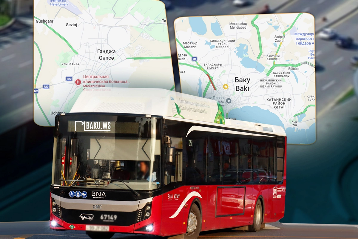 Bakı və Gəncədə avtobus marşrutları Google Maps-də görünəcək
