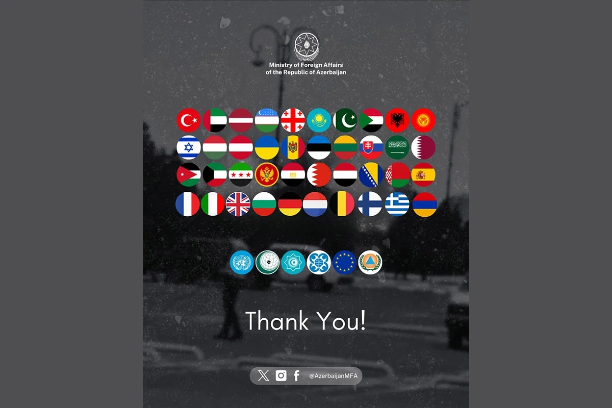 МИД выразил благодарность странам, поддержавшим Азербайджан после атаки дронов Ирана на Нахчыван