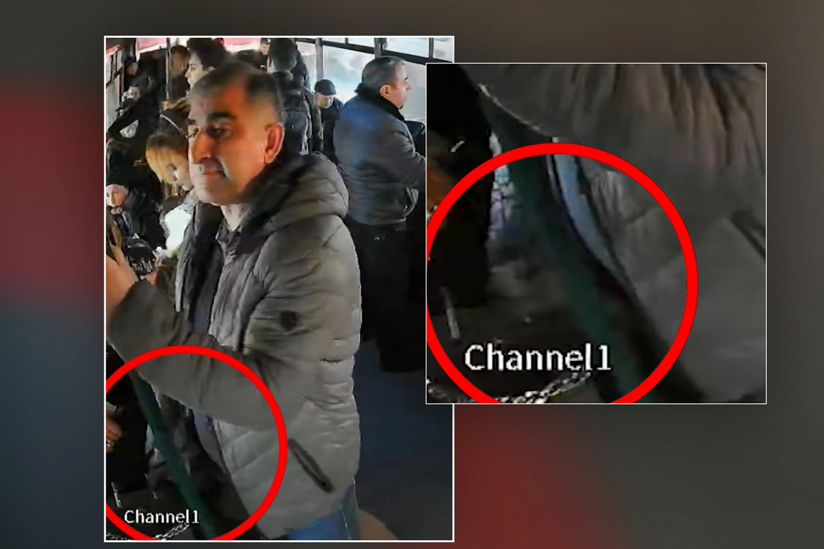 Bakıda avtobusda cibgirlik - ANBAAN VİDEO