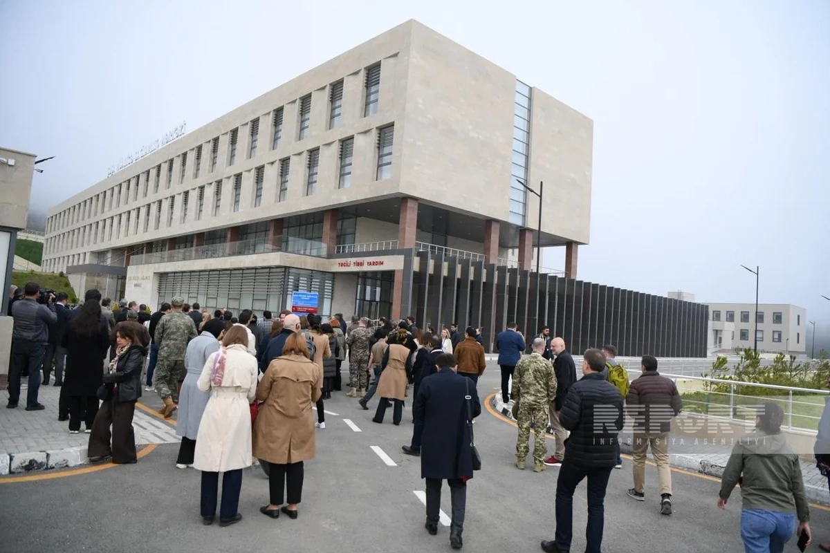 Diplomatik korpusun nümayəndələri Şuşada sağlamlıq mərkəzinin işi ilə tanış olub