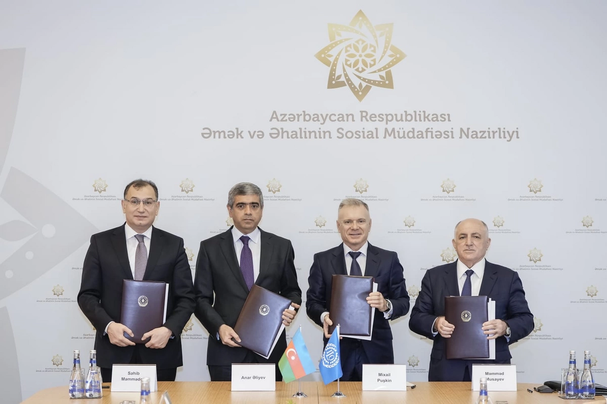 Azərbaycanla BƏT arasında 2025-2029-cu illər üçün  Layiqli Əmək üzrə Ölkə Proqramı imzalanıb