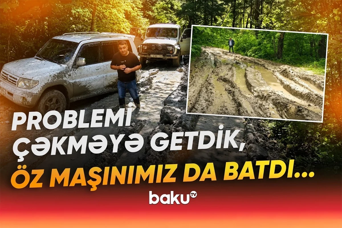 Əhalinin gününü qaraldan yol problemi: Heç vertolyot da bura enə bilməz