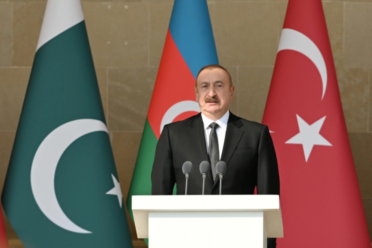 President Ilham Aliyev made a publication regarding the military parade