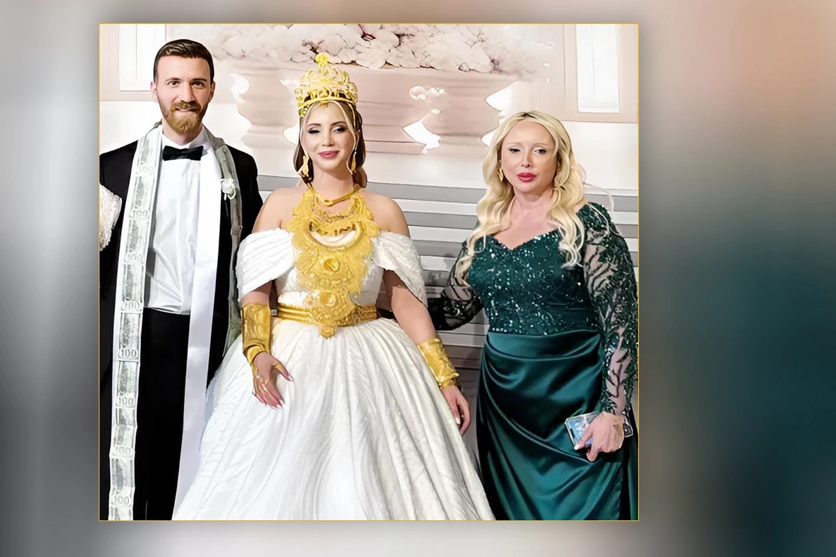 Toyda gəlinə 5 kiloqram qızıl gətirdilər Toyda gəlinə 5 kiloqram qızıl gətirdilər