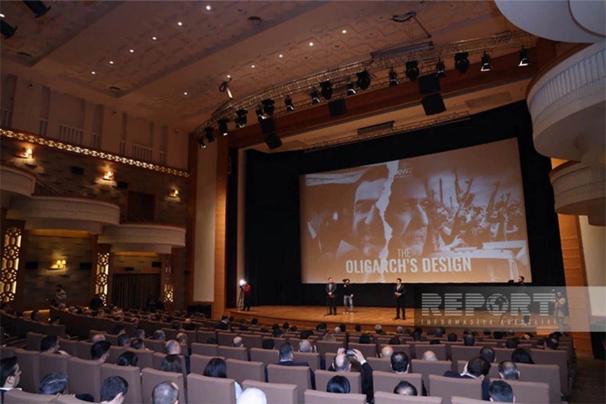 AnewZ TV-nin hazırladığı The oligarch's design sənədli filminin rəsmi nümayişi olub
